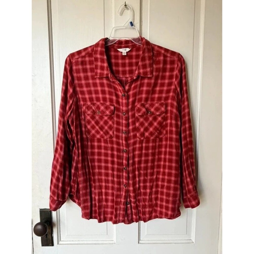 Terra & sky size 1X long sleeve button-down shirt
